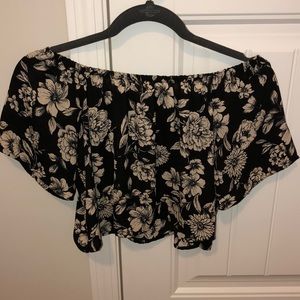 Forever 21 flower crop top